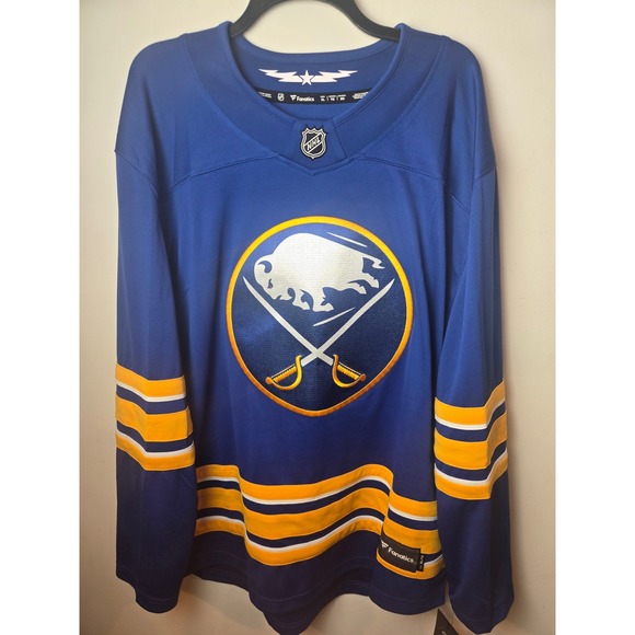 Fanatics Other - Buffalo Sabres Fanatics Breakaway NHL Jersey Mens XL Royal Blue Home